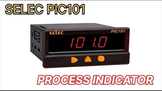 How to selec pic101 _process indicator connection and settings in VFD
