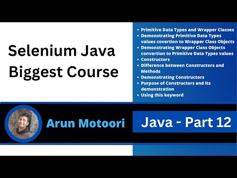 Java Part 12 Selenium Java Biggest Course