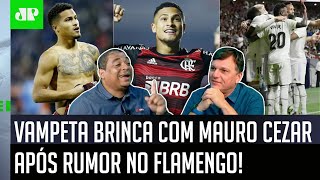 ‘Ô, Mauro Cezar, eu lembrei de você ontem porque…’: Vampeta brinca sobre rumor no Flamengo