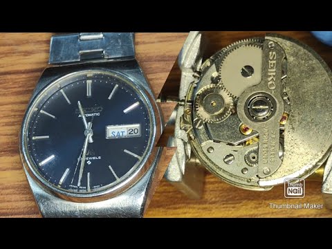 How to service a Seiko Lordmatic watch? Disassembly of a Seiko 5606A movement 