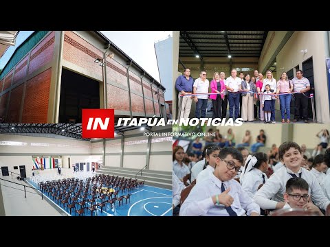 INAUGURAN POLIDEPORTIVO QUE IMPULSA LA EDUCACIÓN Y EL DEPORTE EN ENCARNACIÓN