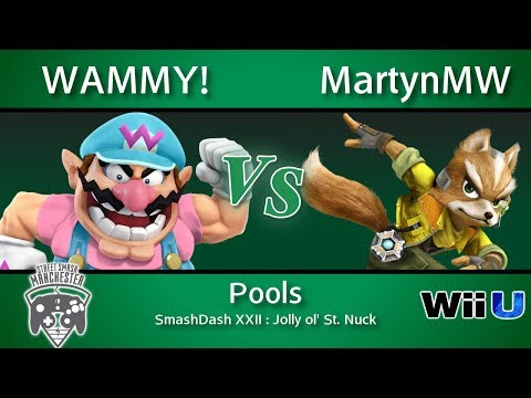 SmashDash XXII - WAMMY! (Wario) Vs. MartynMW (Fox) - Pools