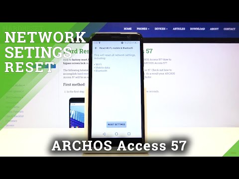 How to Reset Network Preferences in ARCHOS Access 57 – Network Settings