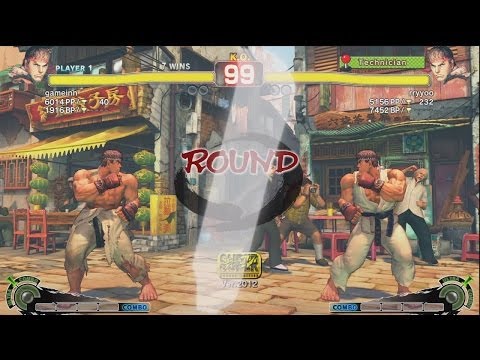 Daigo Umehara (Ryu) vs rryyoo (Ryu) - AE 2012 Match *1080p*