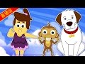 普通话童谣 Head Shoulders Knees And Toes 头肩膝盖和脚趾 Nursery Rhymes By HooplaKidz Man