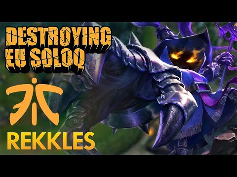 Destroying EU SoloQ: Fnatic Rekkles - Veigar Bot Lane (Glacial Augment Build) - KDA 11/2/10