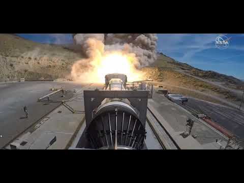 NASA Artemis SLS booster test fire: "Alone" zombie live SP404 remix (The Upbeats ft. Tasha Baxter)