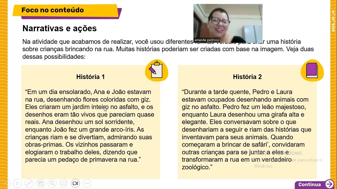 Aula Redação 6º ano