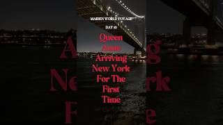 Queen Anne Arriving New York For The First Time 🗽 #queenanne #cruiseship #cruising #cunard