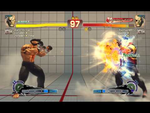 USF4: (Mano do Rap) Sagat vs (RaphaelMR02) Sagat