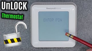 UnLOCK Honeywell Home T6 Pro | UNLOCKING Device Pin Code | WiFi Z-Wave SMART Thermostat