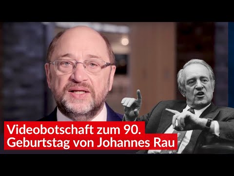 "Versöhnen statt spalten": Martin Schulz würdigt Johannes Rau zum 90. Geburtstag