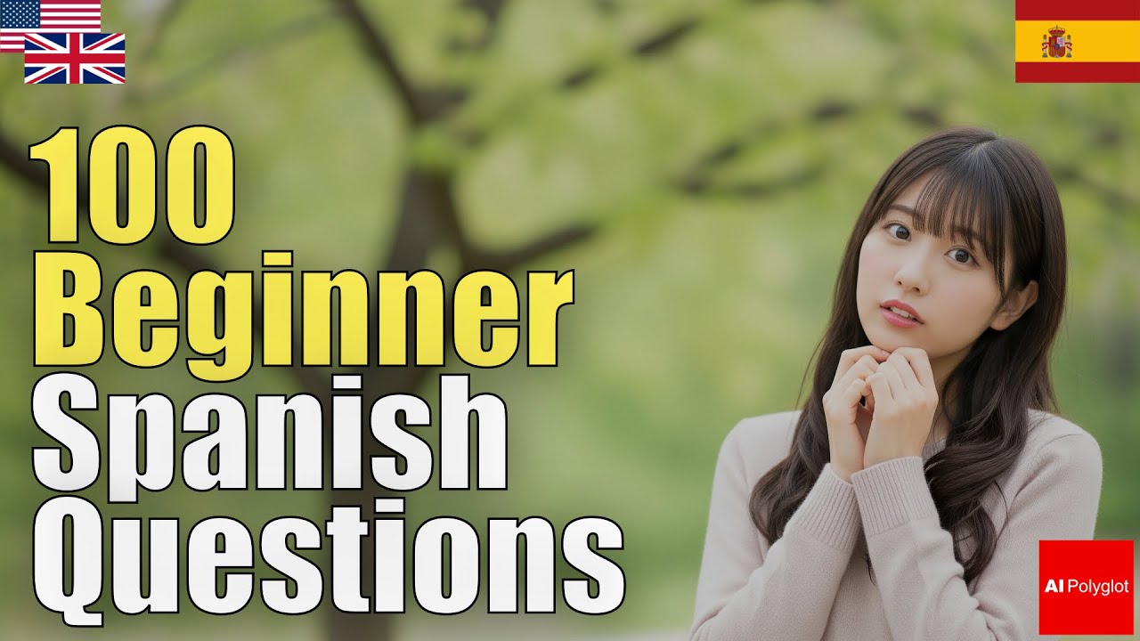100 Beginner Spanish Questions | Natural Listening | Must-Know