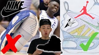 I Designed Zion Williamson's AIR JORDAN SHOE!