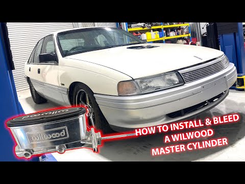 How to install and bleed a wilwood master cylinder