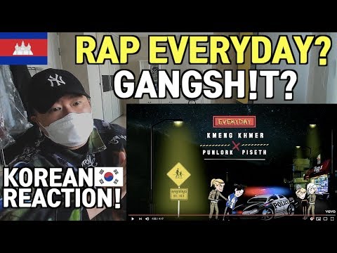 Korean Hiphop Junkie react to KmengKhmer - EVERYDAY ft. PUNLORK PISETH (ENG SUB)