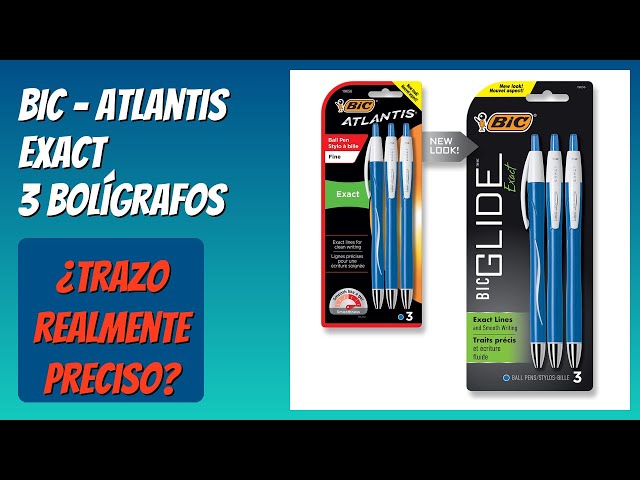 Vídeo relacionado con BIC Atlantis Soft - Bolígrafos retráctiles de punta media (1.0 mm), escritura fluida, caja de 12 unidades, color azul