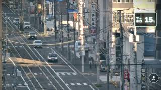 札幌市電 中央区役所前停留場 南一条通・石山通 交差点