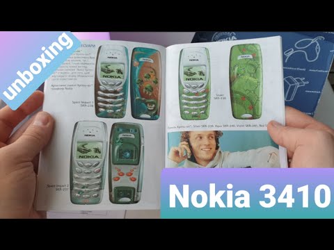 NOKIA 3410/3410i UNBOXING and MELODY