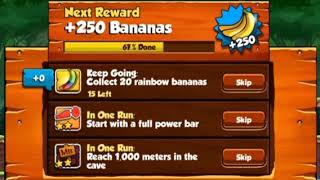 Banana Kong_In One Run_Sink 3 sand castles in the beach area