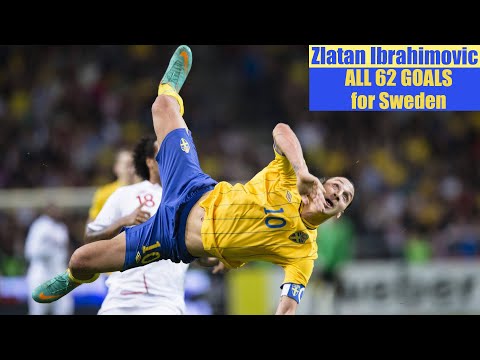 Zlatan Ibrahimovic ◉ All 62 Goals for Sweden 🇸🇪