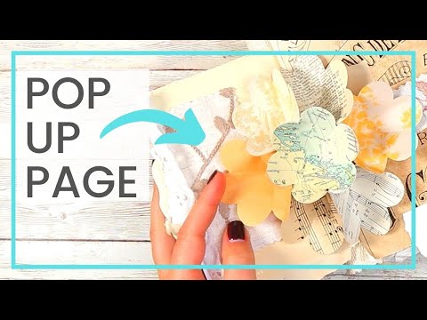 POP UP page idea for our junk journals