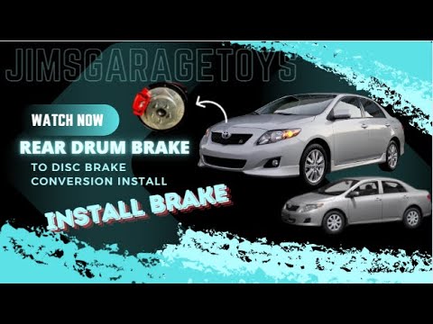 Toyota Corolla Brake Upgrade | How To Stop Quicker & Better | Rear Drum To Disc Conversion
