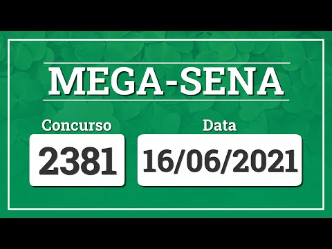 Capa de MEGA-SENA 2381