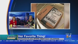 Trending: Husband Gives Wife Cake In Shape Of Amazon Delivery Box