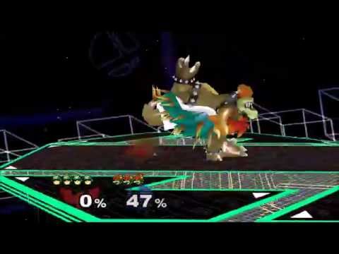[SSBM] Giga Bowser VS Micro Falcon (Turbo mode)