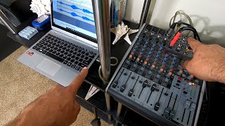 Video thumbnail for My Home Setup for Recording Karaoke using the Behringer Xenyx X1204USB Mixer by Tony's Hobbies