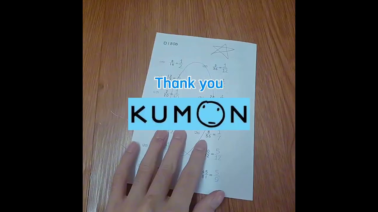 Kumon Math grade