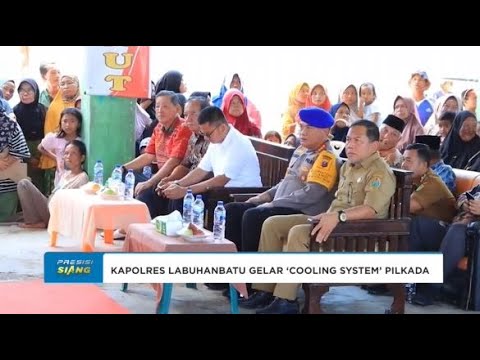 KAPOLRES LABUHANBATU GELAR KEGIATAN COOLING SYSTEM DI KUALUH LEDONG