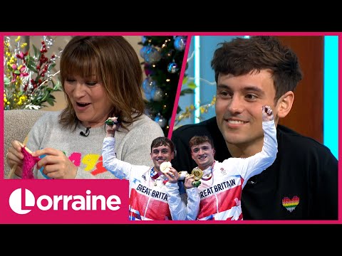 Tom Daley & Lorraine Have a Knit-Off & He Reacts to Partner Matty Lee on I'm a Celeb | Lorraine