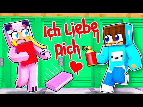 Der NEUE SCHÜLER ist in mich VERKNALLT! ✿ Minecraft HAUS