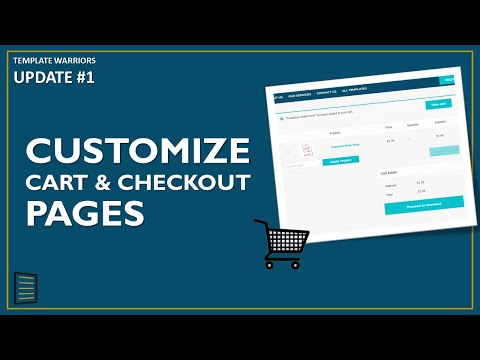 How to Customize Cart and Checkout Pages Removing the Sidebars UPDATE 1