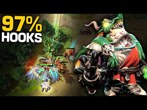 THE GUARANTEED HOOK!! 🎣 97% Success From This OFFLANE PUDGE | Pudge Official
