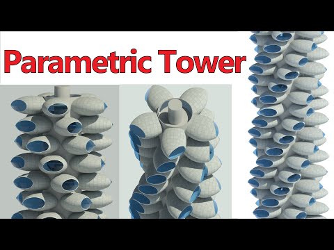 Revit tutorial (Day 34) Parametric tower in revit