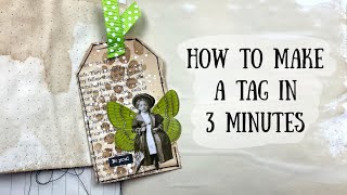 Super Quick & Easy Tag Tutorial | Make it in less than 3 minutes | 🦋ShanoukiArt🦋🧿