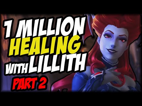 1 Million Healing on a 20 minute match with Lillith - Paladins Custom Sumo