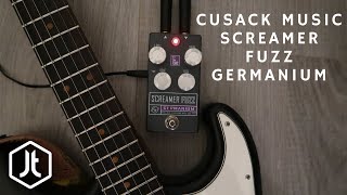 Video thumbnail for Cusack Music Screamer Fuzz Germanium Demo by James Thain Music