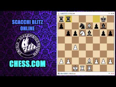 SCACCHI Partite Online 25 - chess.com - Un Italiano, un Serbo e una Est-Indiana