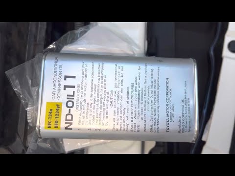 ELECTRIC COMPRESSOR POE OIL DENSO ND-11 for Toyota Prius C
