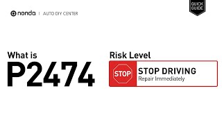 Meaning of OBD p2474