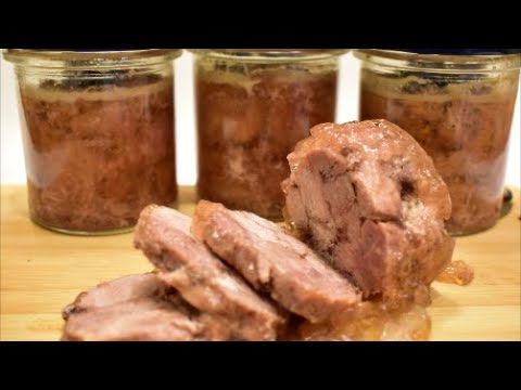 Mięso w słoiku / Domowa konserwa z galaretką