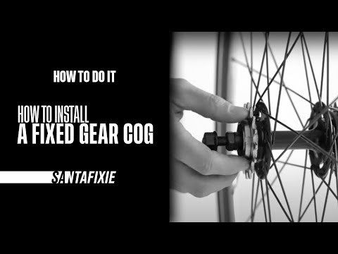 How to do it - How to install a fixed gear cog