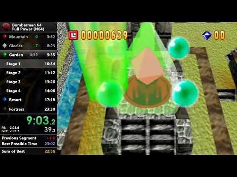Bomberman 64 - Full Power Speedrun - 23:23