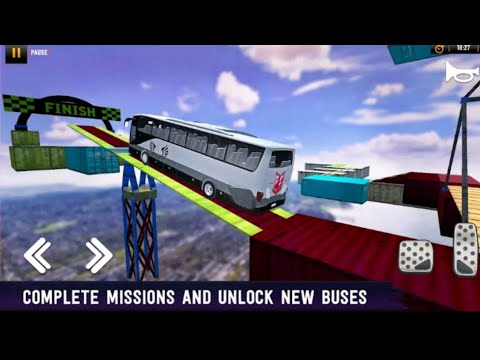 Impossible Driving Bus: Crazy Stunt Driving Sim - android gameplay
