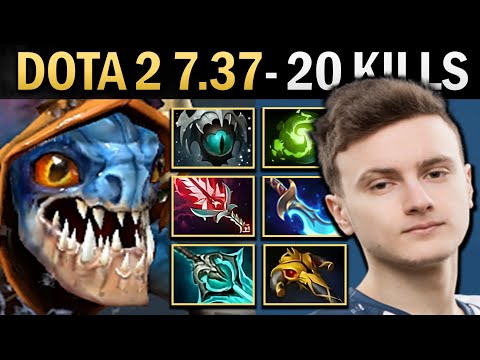 Slark Gameplay Miracle with 20 Kills and Refresher - Dota Kez