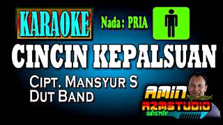 Download lagu CINCIN KEPALSUAN || KARAOKE Nada PRIA mp3